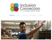 Tablet Screenshot of inclusionconnection.org
